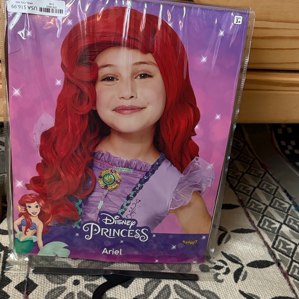 Disney Princess Ariel Red Wig
